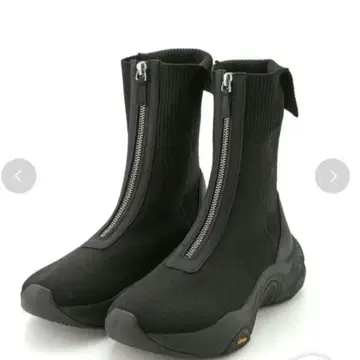 [ 새상품 ] Emmi 블랙 니트 부츠 Vibram 밑창