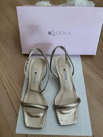 다이애나 DIANA 샌들 21.5cm 핑크 골드