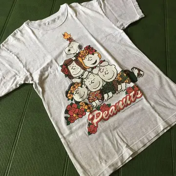 90s 스누피 티셔츠 양면 프린트
