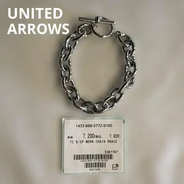 UNITED ARROWS 유나이티드 애로우즈 실버 체인 팔찌