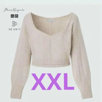 UNIQLO 유니클로 마메쿠로구치 3D 볼륨 슬리브 스웨터 XXL