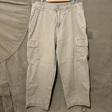 BASIC EDITIONS 베이지 카고 팬츠 사이즈 34W x 29L