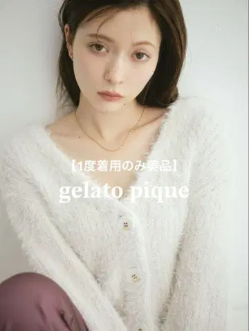 [새상품급] 젤라또피케 PWNT234075 페더 니트 가디건