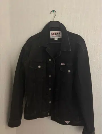 GUESS 블랙 데님 자켓