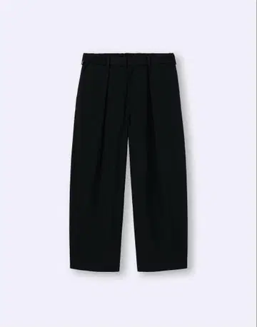 gu 배럴 레그 슬랙스+os 블랙