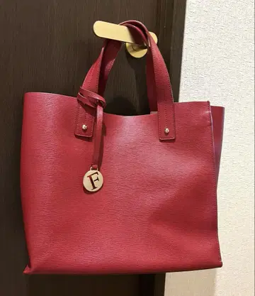 FURLA 레드 가죽 백