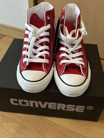 CONVERSE 올스타 하이컷 100주년 레드 [ 새상품 미사용 ]