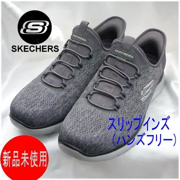 새상품 26cm 스케쳐스 다크 그레이 핸즈프리 슬립온 와이드 타입