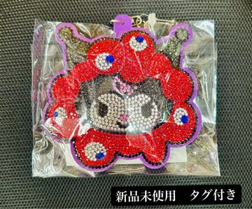 만박 먁먁 쿠로미 키라키라 가죽 키링 산리오 한정판 택 포함