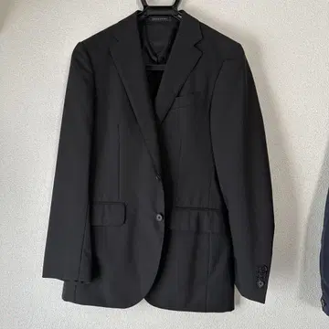 HILTON 블랙 스트라이프 비즈니스 정장 자켓