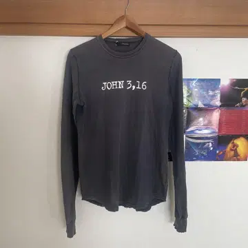 DSQUARED2 블랙 롱 슬리브 T셔츠 S