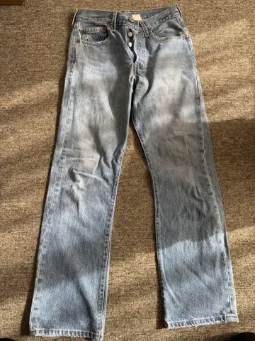 Levi's 스트레이트 데님 라이트 블루
