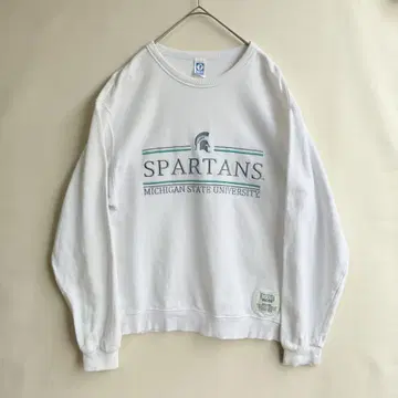 90s 구제 의류 디스커스 남성용 칼리지 맨투맨 화이트 농구 대학
