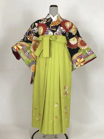 졸업 하카마 2자 소매와 하카마 2점 Set