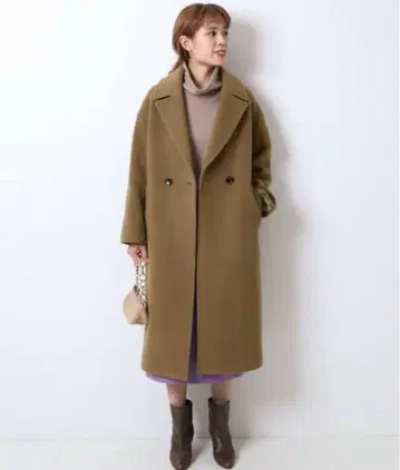 spick&span MANTECO 빅 칼라 코트