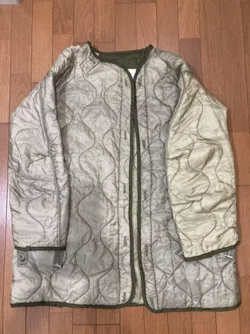 레어 XS 미군 실물 M-65 피쉬테일 후드티 퀼팅 라이너