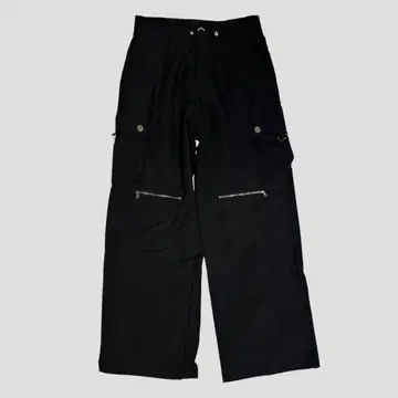 PERSON INTENTION 블랙 디자인 카고 팬츠