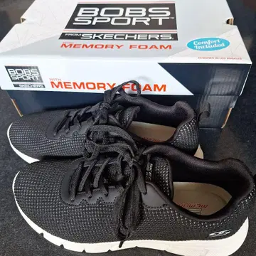 새상품급 스케쳐스 24.5 BOBS 스포츠 MEMORY FOAM