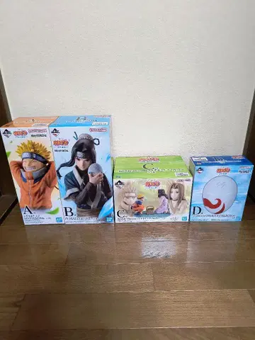 나루토 제일복권 A상, B상, C상, D상 4종 세트