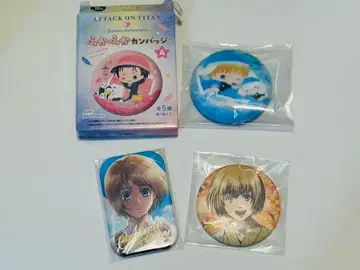 진격의 거인 알민 마루카쿠 캔뱃지 엔니치 캔뱃지 산리오 콜라보 캔뱃지