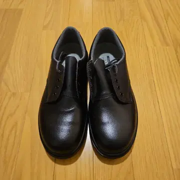 미도리 안전 가죽제품 합성 고무 2층 바닥 안전화 24.5cm