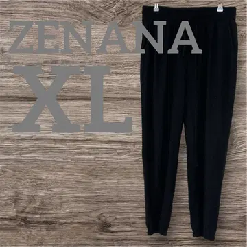 익명 배송 단품 ZENANA [ 1X ] 블랙 팬츠 캐주얼 쾌적