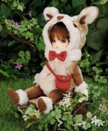 유 SD 유천사 치비 드레스 아기 사슴 인형옷