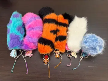 s472 디즈니 키링 꼬리 스트랩 모음