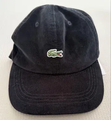 LACOSTE 코듀로이 로고 캡