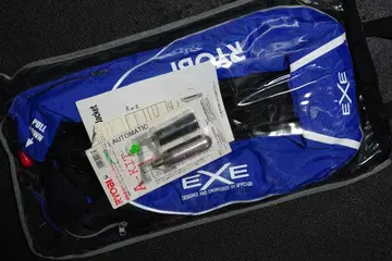 레어 미사용 RYOBI 리비 자동 팽창 구명 조끼 EXE-2701