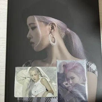 blackpink 로제 트레이딩 카드 the album jp cd