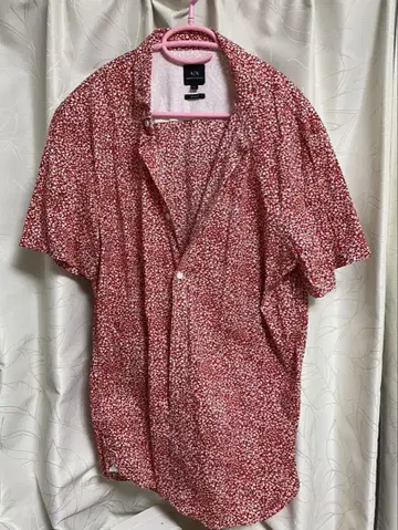 Armani Exchange 반팔 셔츠 XL 꽃무늬