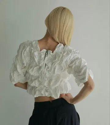 Typewriter Shirring Tops