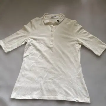 LACOSTE SLIM FIT 40 (L 사이즈) 여성용 피케 셔츠 반팔
