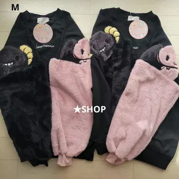 산리오 루로로마닉 베리 체리 소매 보아 트레이닝복 커플 M L