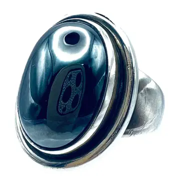 조지 젠슨 헤마타이트 실버 반지 46A