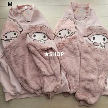 산리오 마이멜로디 마이 스위트 피아노 소매 보아 트레이닝복 세트 M L