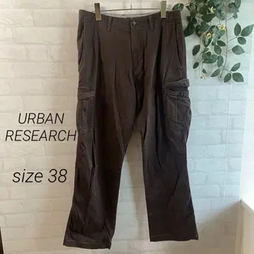 [ URBAN RESEARCH ] 카고 팬츠 캐주얼 (38) 브라운