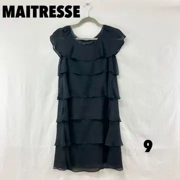 W0507S MAITRESSE 무릎 기장 티어드 원피스