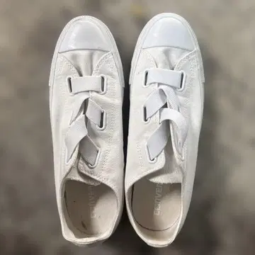 CONVERSE 화이트 스니커즈 US8 1/2 슬립온