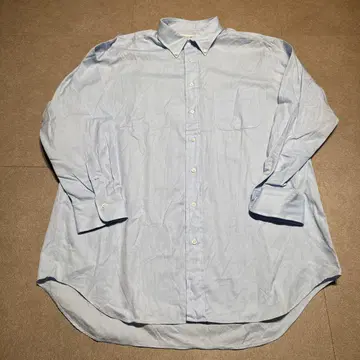 Marker's shirt 카마쿠라 긴팔 셔츠 와이셔츠 버튼 다운 파랑