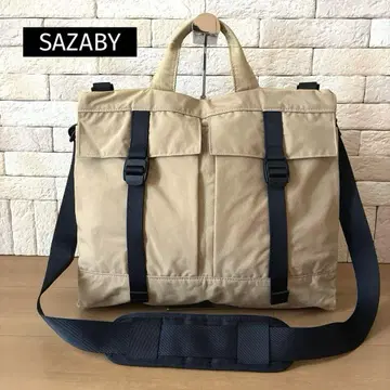SAZABY 나일론 소재 2way 토트백 '90s 빈티지