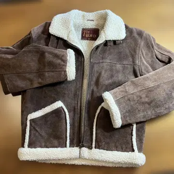 7TH HEAVEN 스웨이드 자켓 L 브라운