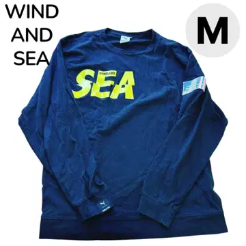 WIND AND SEA x PUMA 콜라보 상품 롱T 블랙 M