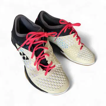 YONEX 테니스화 남성용 크림/블랙/핑크