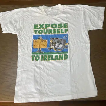 EXPOSE YOURSELF TO IRELAND 티셔츠 구제 의류