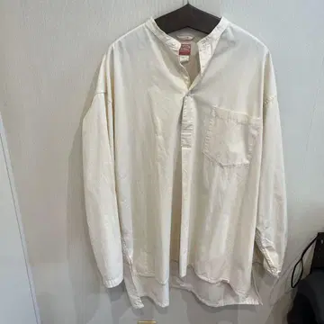 HINSON 아이보리 긴팔 셔츠 L