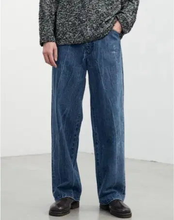 LIDNM VINTAGE SLUB STRAIGHT DENIM