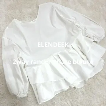 엘렌딕 2way 랜덤 플레어 블라우스