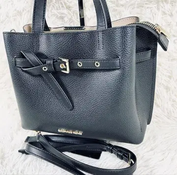 새상품급 마이클코어스 에밀리아 2way 숄더백 블랙 가죽